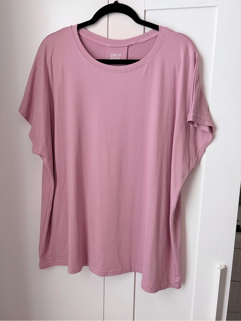 LEVEL UP Active Dusty Pink Relaxed Short Sleeve Tee